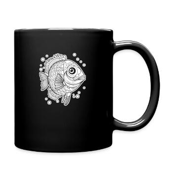 Pêche au poisson Pêche en mer - Mug uni - noir - Droite