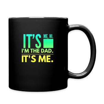 Lustiger Papa zum Vatertag - Full Colour Mug - black - Right