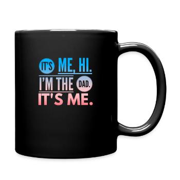 Lustiger Papa zum Vatertag - Full Colour Mug - black - Right