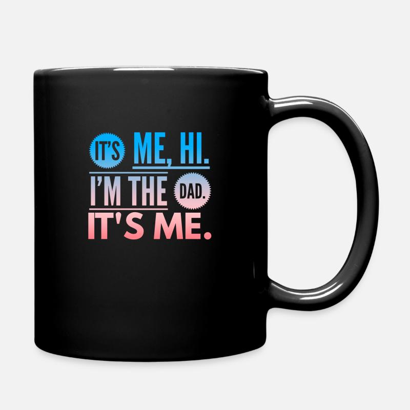 c’est moi salut je suis le papa c’est moi - Mug uni - noir