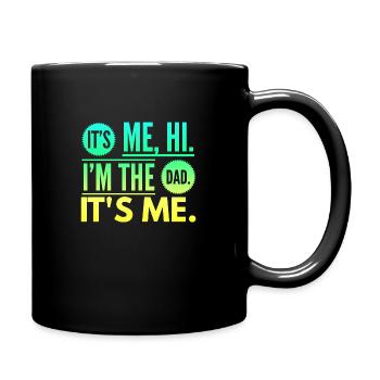 Lustiger Papa zum Vatertag - Full Colour Mug - black - Right