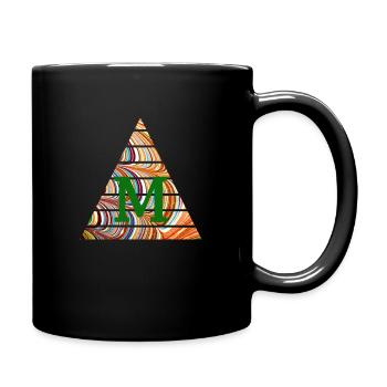 Dreieck E 56 m - Full Colour Mug - black - Right