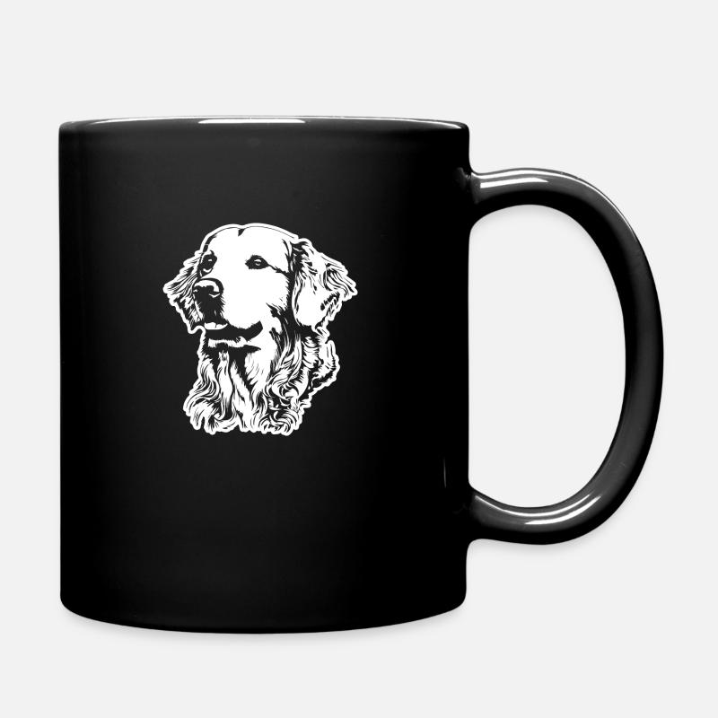 Golden retriever - Mug uni - noir