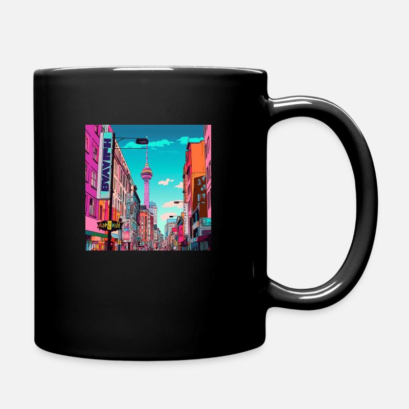 Berlin 1 - Tasse einfarbig - Schwarz