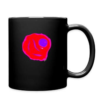 Fried egg of Miss Adela de F. - Full Colour Mug - black - Right