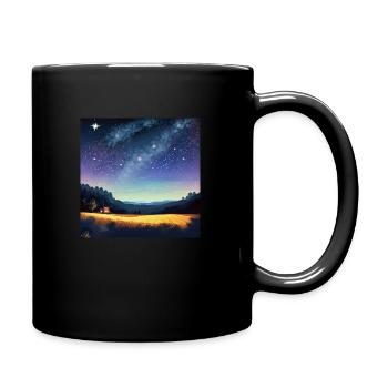 Starry sky - Full Colour Mug - black - Right