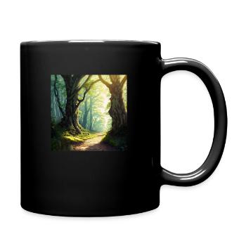 Forêt Mystérieux - Mug uni - noir - Droite