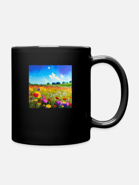 Harmonie sauvage #Nature - Mug uni - noir
