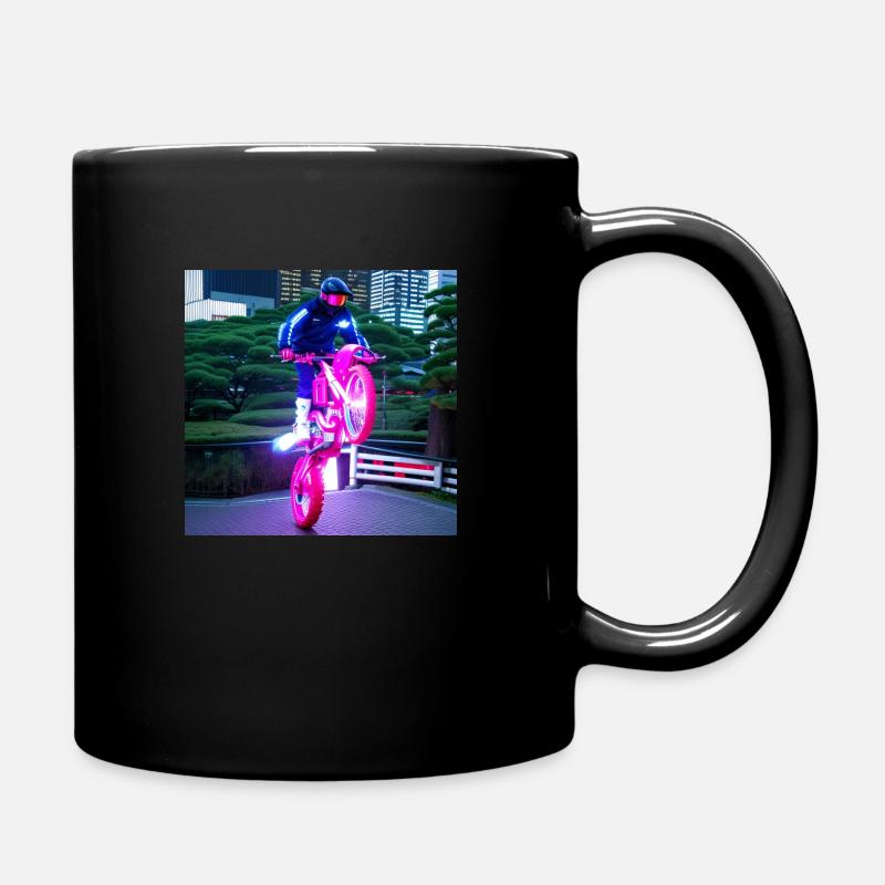 Motocross - Tasse einfarbig - Schwarz
