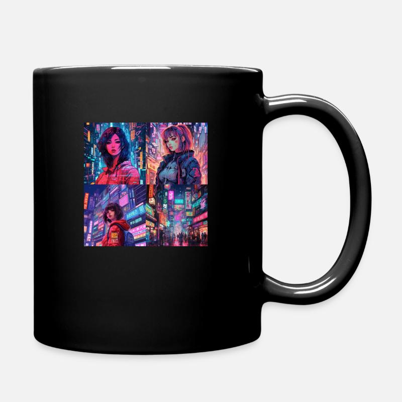 Tokyo Girls - Full Colour Mug - black