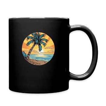 Forever ready for vacation:) - Full Colour Mug - black - Right