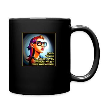 Nerd not Herd - Full Colour Mug - black - Right