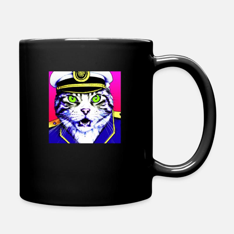 Soren le chat marin hurlant - Mug uni - noir