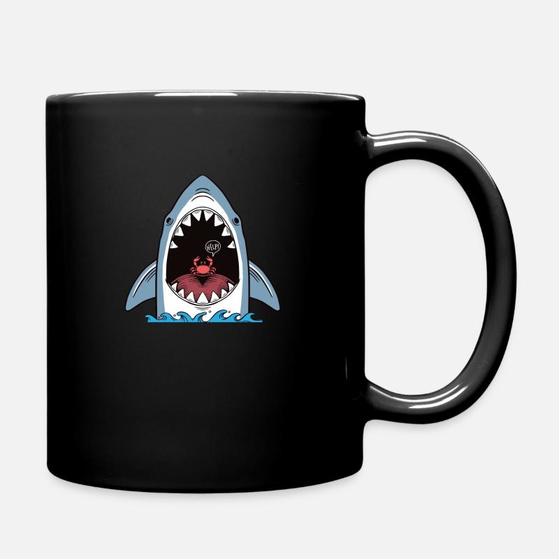 Help me - Tasse einfarbig - Schwarz