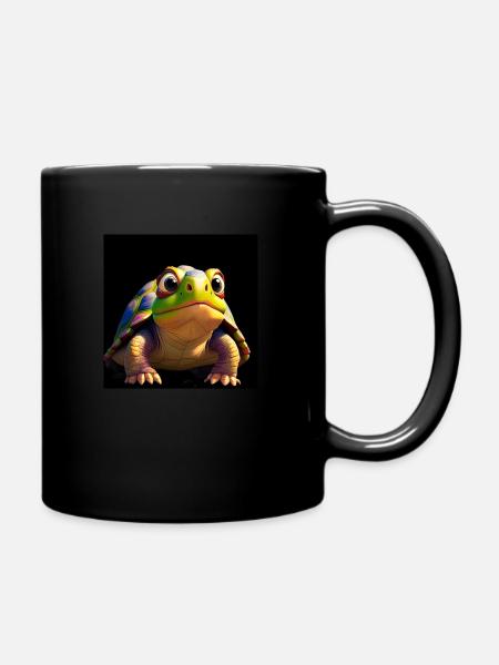 Tortoise - Full Colour Mug - black