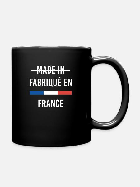 Fabriqué en France - Mug uni - noir