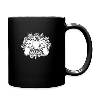 Controller Gaming Video Games Gamepad - Full Colour Mug - black - Right