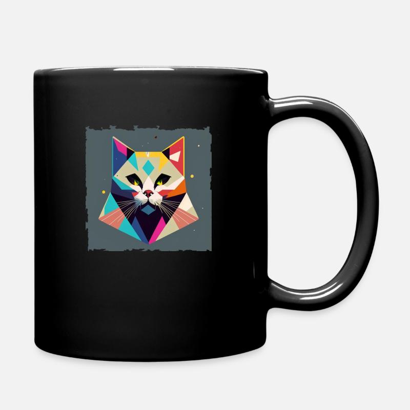 Katzen-Reinigungen - Tasse einfarbig - Schwarz