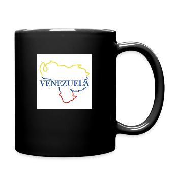 Carte du Venezuela - Mug uni - noir - Droite