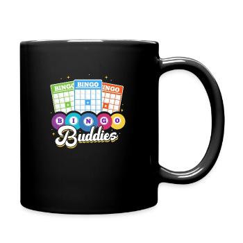 Bingo Buddies - Tasse einfarbig - Schwarz - Rechts