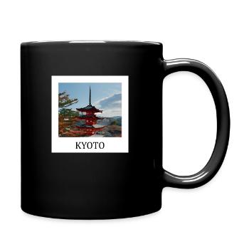 Kyoto - Tasse einfarbig - Schwarz - Rechts