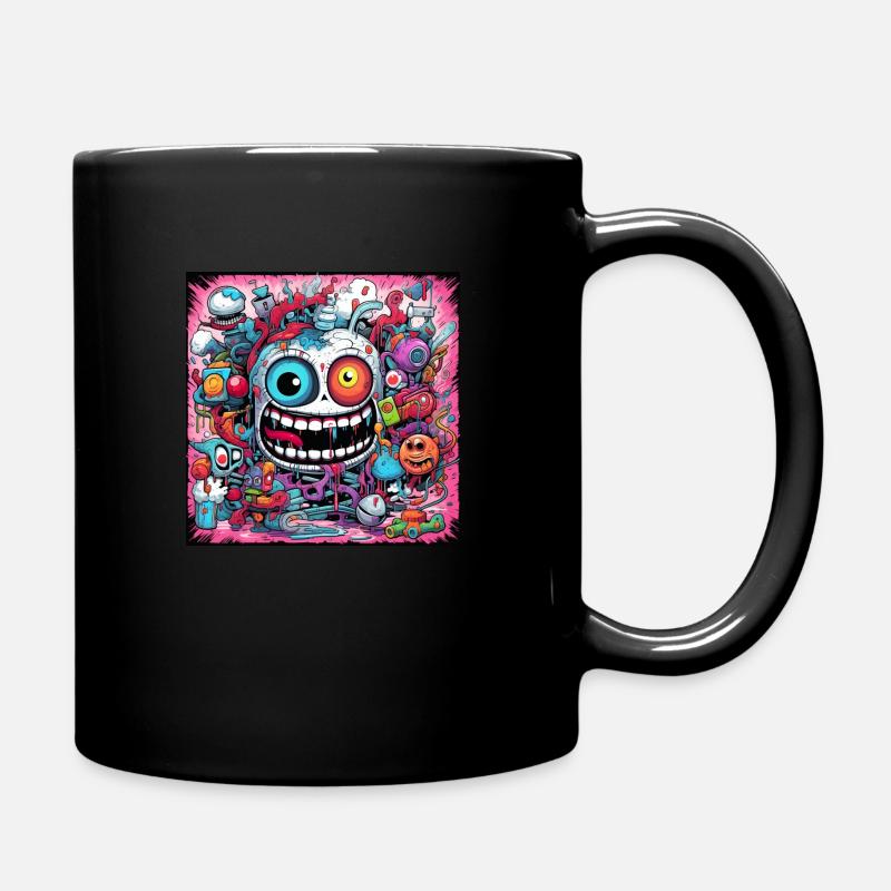 monster design - Mug uni - noir