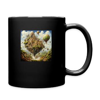 Enchanted World: Let Your Thoughts Float - Full Colour Mug - black - Right