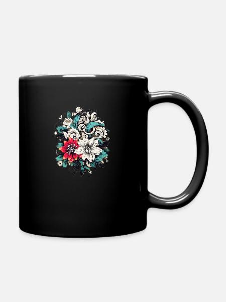 Mandala project - Mug uni - noir