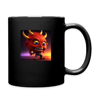 AI XRP Crypto - Tasse einfarbig - Schwarz - Rechts