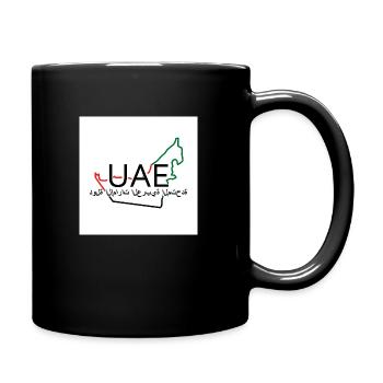 Map of United Arab Emirates - Full Colour Mug - black - Right