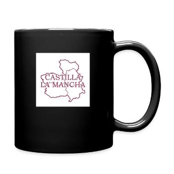 Carte de Castille - La Mancha - Mug uni - noir - Droite