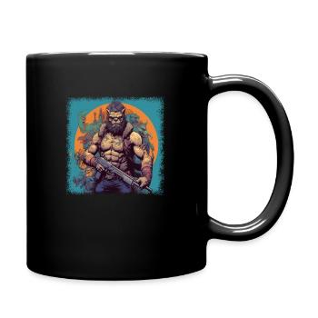 Paix mondiale Désarmement geek familial génial - Mug uni - noir - Droite