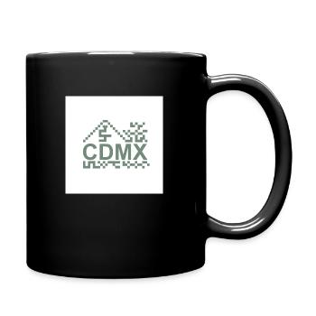 Mexiko-Stadt - Tasse einfarbig - Schwarz - Rechts