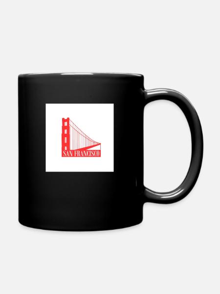 San Francisco - Full Colour Mug - black