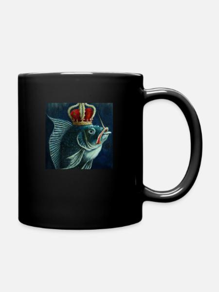 King of Fish - Full Colour Mug - black