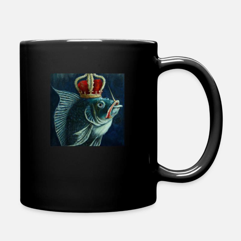 King of Fish - Full Colour Mug - black