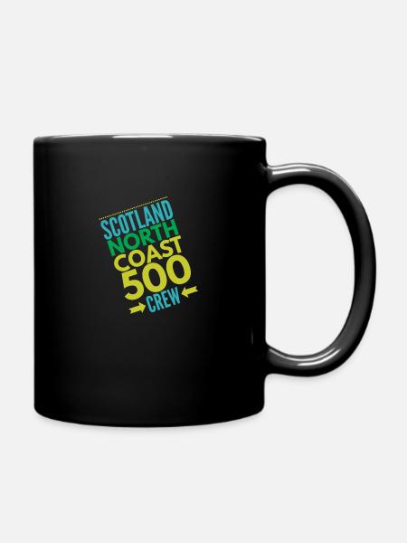 north coast 500 - Full Colour Mug - black