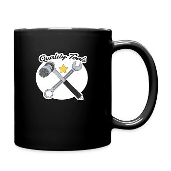 Quality Tools - Tasse einfarbig - Schwarz - Rechts