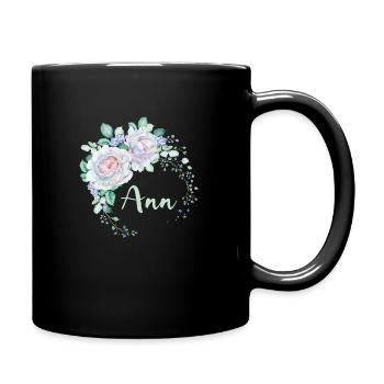 Für Ann - Tasse einfarbig - Schwarz - Rechts