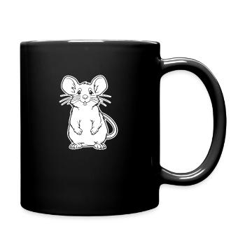 Rat, souris, rongeur, rats - Mug uni - noir - Droite