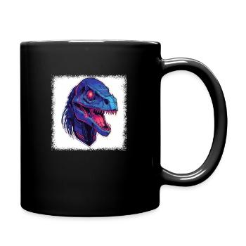 Green Geek colombe de la paix coeur cadeau d’anniversaire - Mug uni - noir - Droite