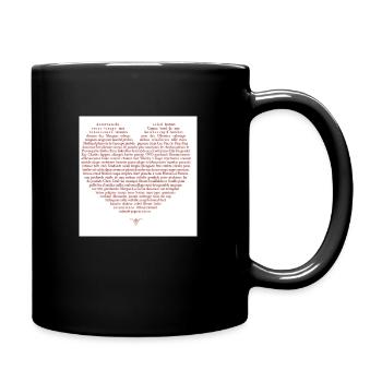 coeur promenade2 thumb - Mug uni - noir - Droite
