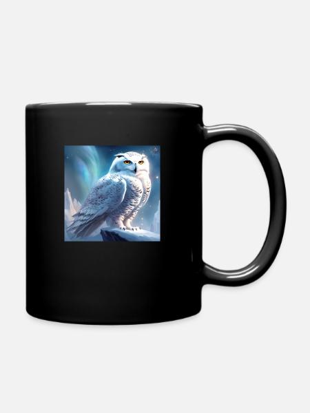 Harfang des neiges - Mug uni - noir