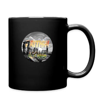 British Icons Stonehenge - Full Colour Mug - black - Right
