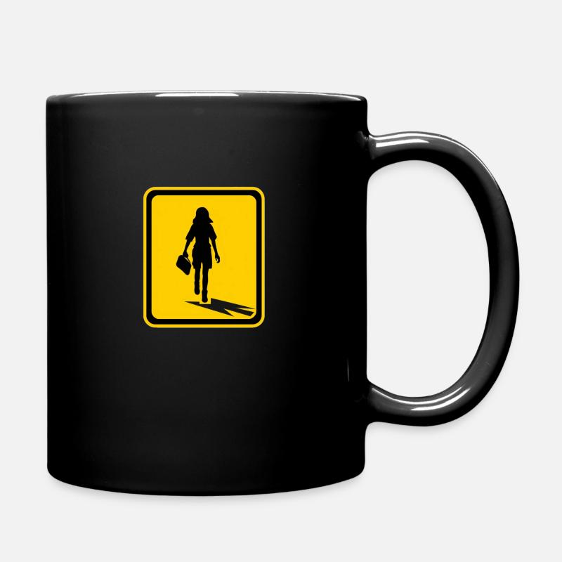 Might GO - Tasse einfarbig - Schwarz