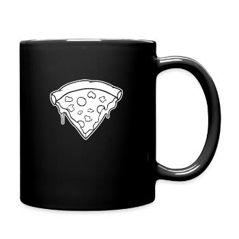 Pizza Restauration rapide Pizzeria - Mug uni - noir - Droite