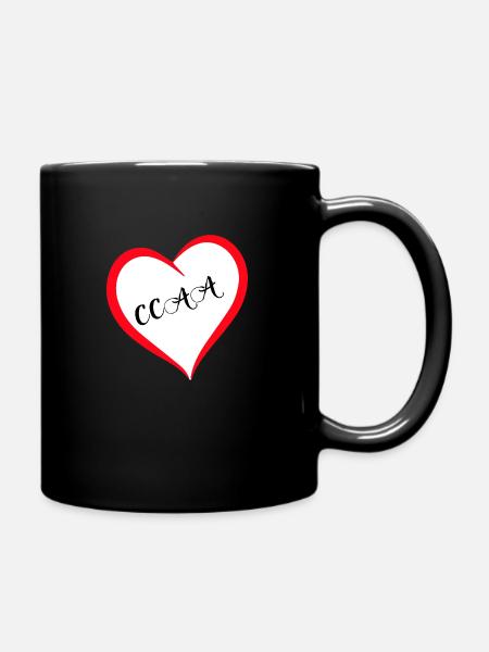 CCAA - Tasse einfarbig - Schwarz