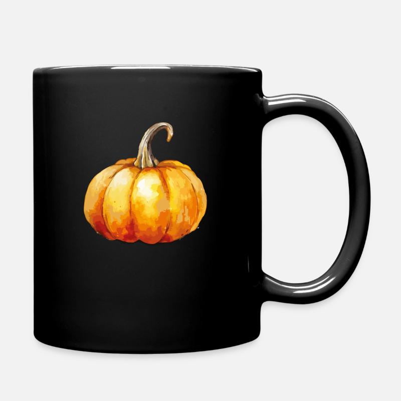 citrouille - Mug uni - noir
