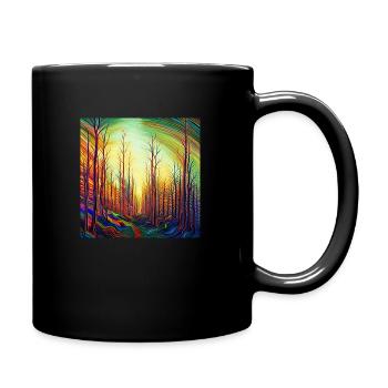 Elegant Allure - Tasse einfarbig - Schwarz - Rechts