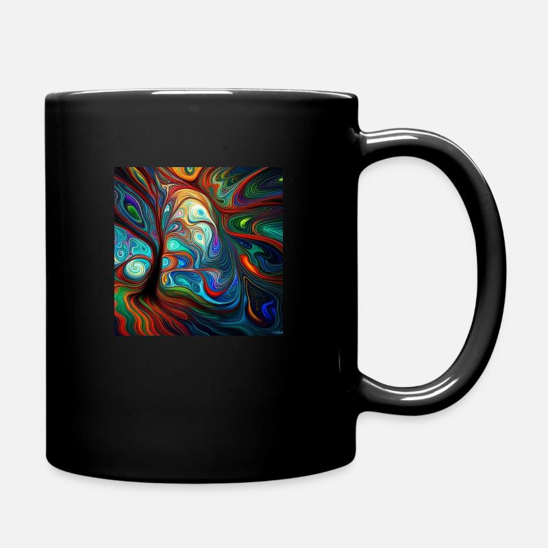 Psychedelic Dreams - Full Colour Mug - black